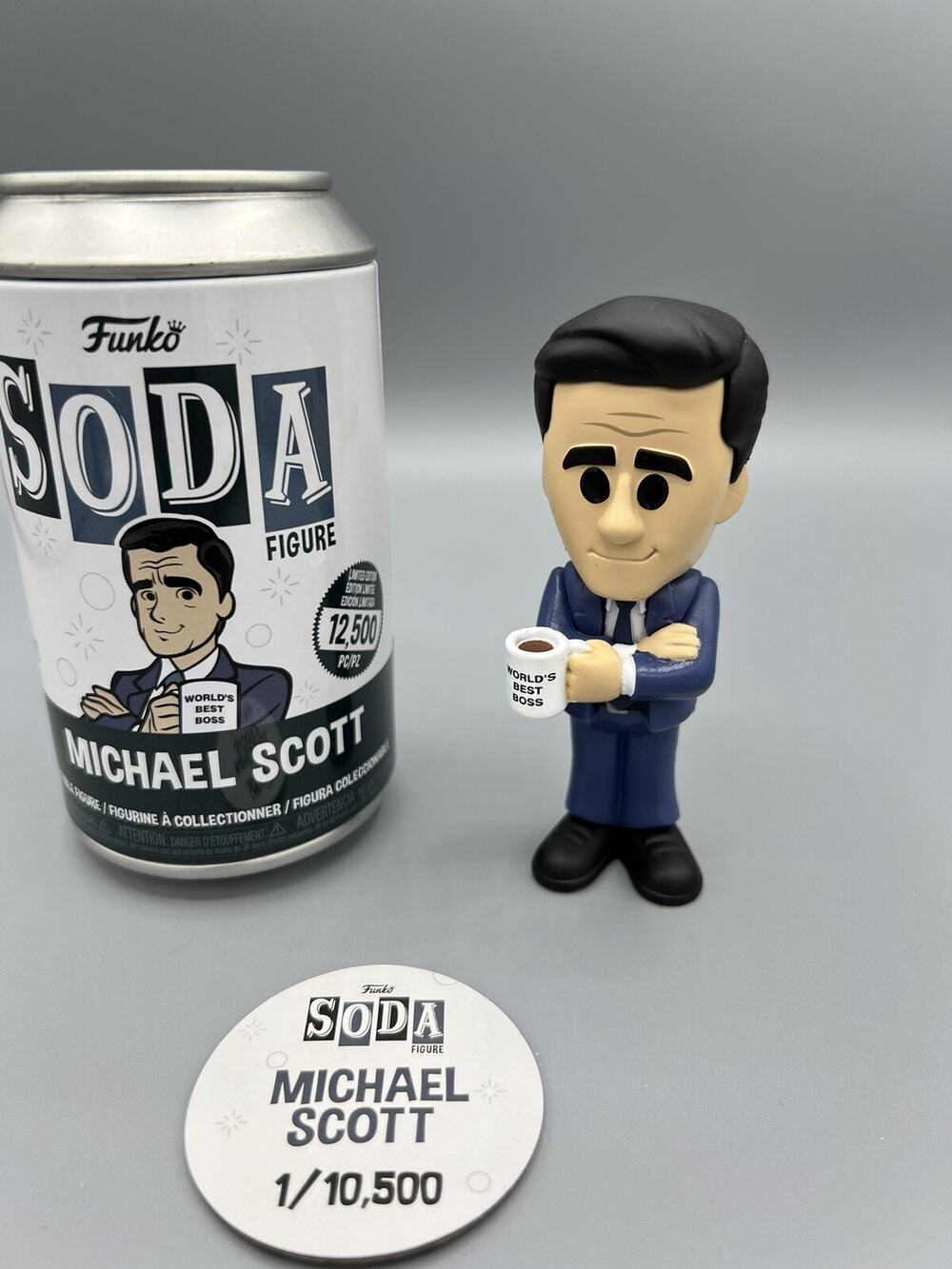 Funko Vinyl Soda The Office Michael Scott World’s Best Boss Figure 1/10,500